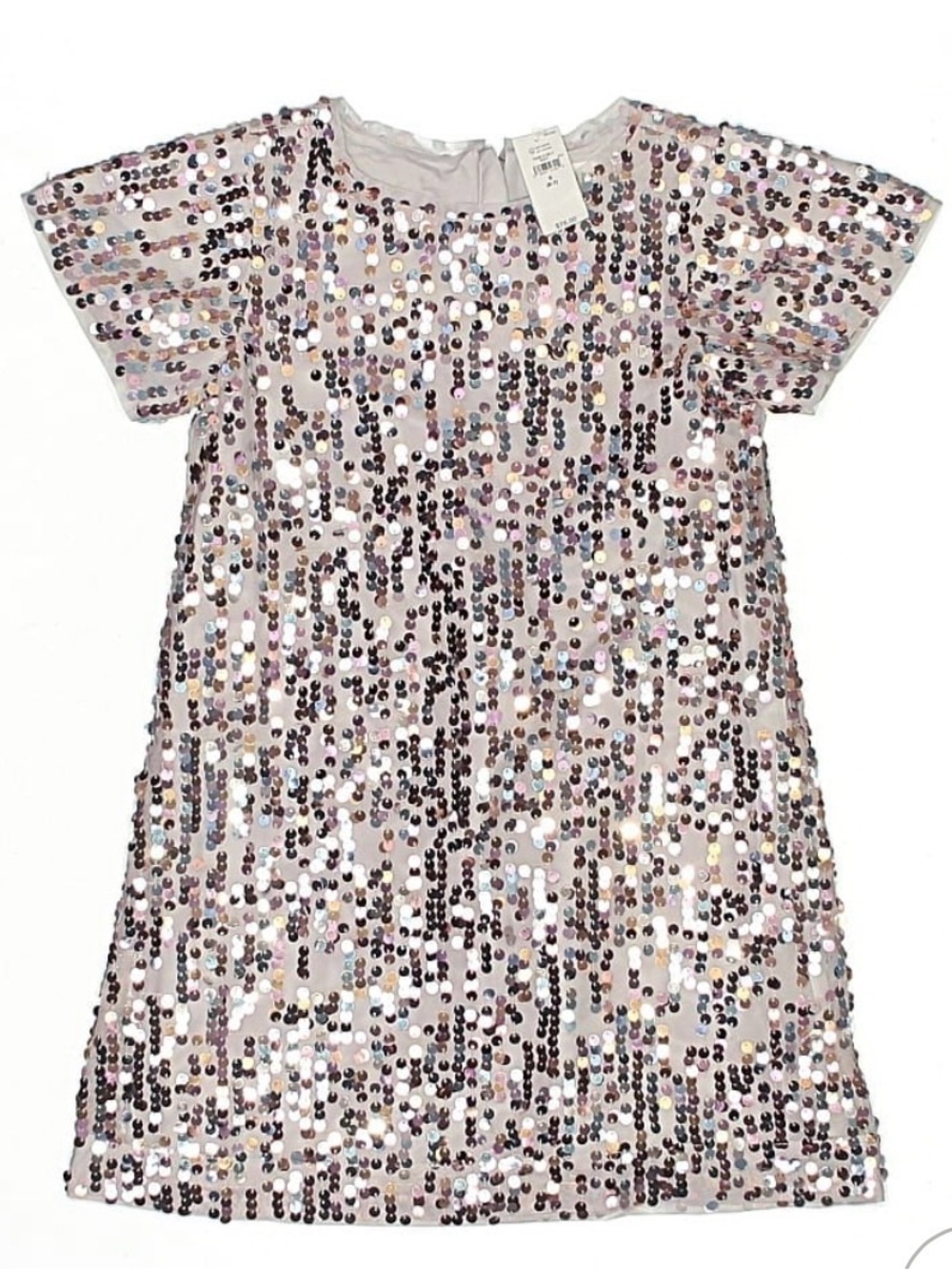 GAP - Girls Sequin Short Sleeve Shift Dress - Size XL (12) NWT